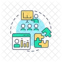 Skills Gap Analysis Hr Icon