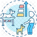 Pet Services App Screen Concept Icon