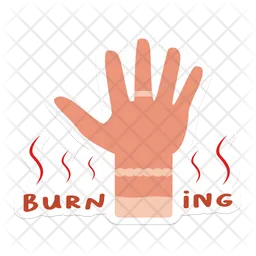 Skin Burning  Icon