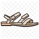 Footwear Icon Flat Style Symbol