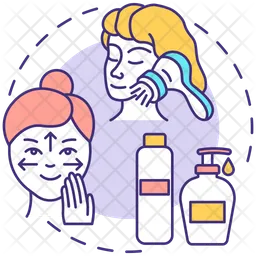 Skincare and massage  Icon