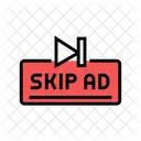 Skip Ad Color Icône