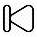 Skip Back Back Reverse Icon