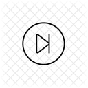 Skip Forward Circle Next Media Icon