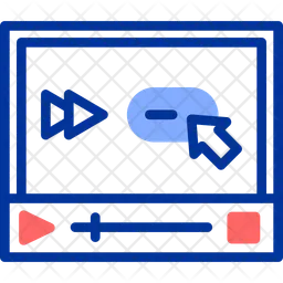 Skip forward fast forward  Icon