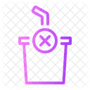 Skip The Straw No Plastic Eco Friendly Icon