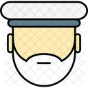 Skipper Navy Officer Navy Pilot Icon