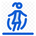 Skipping Rope Jumping Rope Exercise Icon