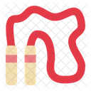 Skipping Rope Exercising Sport Icon