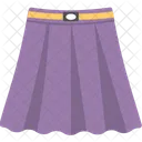 Skirt Purple Color Icon