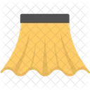Skirt Yellow Color Icon