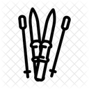 Skistange  Symbol