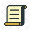 Skript Ankundigung Brief Icon