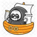Anjo Da Morte Fantasma Halloween Ícone
