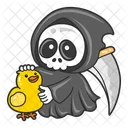 Angel De La Muerte Fantasma Halloween Icono