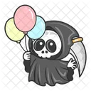 Angel Of Death Ghost Halloween Icon