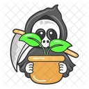 Angel Of Death Ghost Halloween Icon