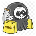 Angel Of Death Ghost Halloween Icon