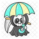 Angel Of Death Ghost Halloween Icon