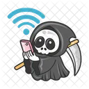 Angel Of Death Ghost Halloween Icon