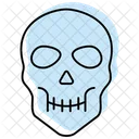 Skull Color Shadow Thinline Icon Icon