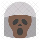 Ghost Skeleton Halloween Icon