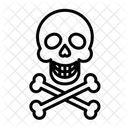 Skull Skull And Bones Danger Icon