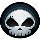 Grim Reaper Skull Death Icon