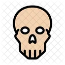 Skull Face Fan Icon