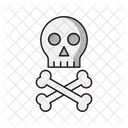 Danger Skull Warning Icon