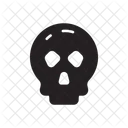 Skull Halloween Clown Icon