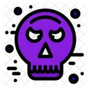 Skull Guy Fawkes Face Icon