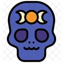 Skull Witchcraft Moon Icon