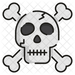 Skull Icon Of Colored Outline Style Available In Svg Png Eps Ai Icon Fonts