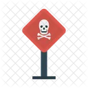 Skull Danger Scary Icon