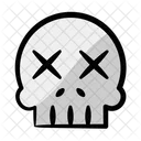 Skull Lose Game Over Icon