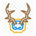 Skull Deer Horn Icône