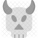 Skull Horned Horns Icon