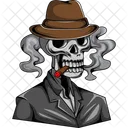 Skull Mafia Hat Icon