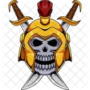Skull Gladiator Warrior Icon