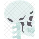 Skull Head Scan Icon