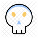 Skull Danger Alert Icon