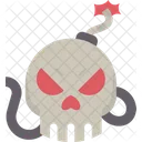 Skull Deadline Bomb Icon