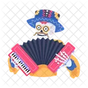 Skull Accordion  Symbol