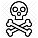 Skull And Crossbones Skull Death Icon