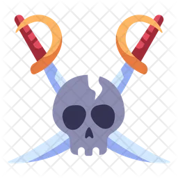 Skull And Sword  Icon