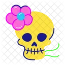 Skull Art  Icon
