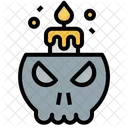 Candle Skull Candles Icon