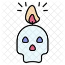 Skull Candle Icon