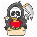 Angel Of Death Ghost Halloween Icon